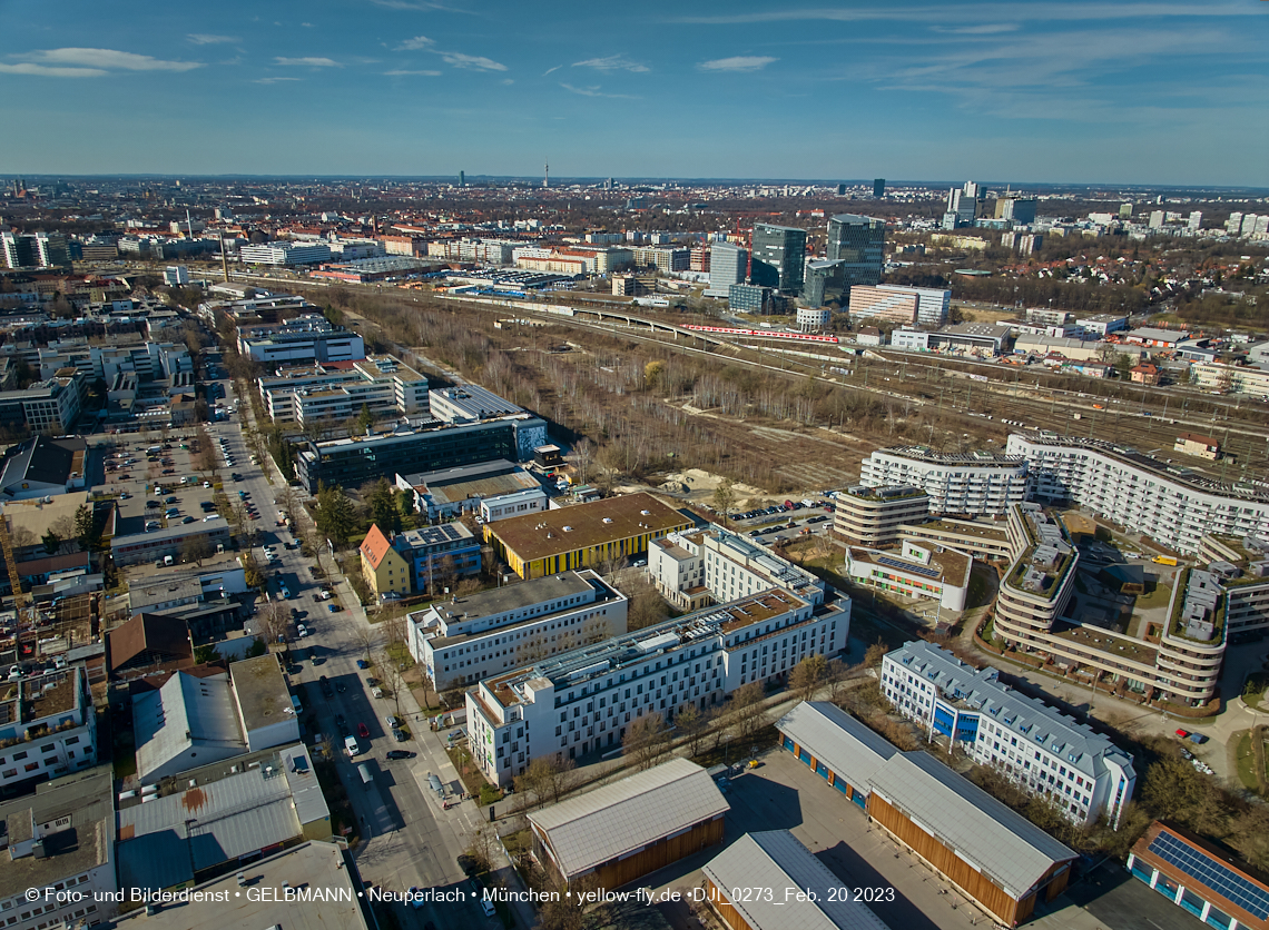 20.02.2023 - Copterfotos und Luftbilder von Berg am Laim